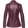 LASCANA Lederimitat-Blazer LASCANA, Damen, Gr. 46, rot (bordeaux), Web, Obermaterial: 100% Polyester. Beschichtung: 100% Polyurethan. Futter: 100% Polyester, unifarben, tailliert Po-bedeckend, Blazer, mit Reverskragen, taillierter Damenblazer, Business-Look