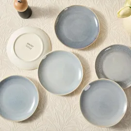 JIWOO Dessertteller Ø19,5 cm blau 6er Set