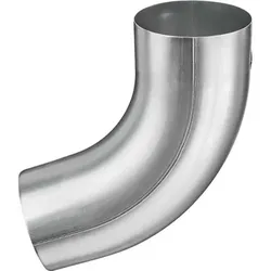 Zink-Rohrbogen 72°, 60mm, ohne Einzug