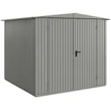 Hörmann Gerätehaus Berry Classic 2,59 x 2,48 m Grau