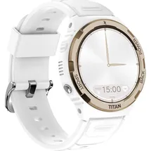 Maxcom Fw100 BT 40 mm Kunststoffgehäuse Weiß Sportarmband Weiß One Size