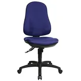 Stoff ohne Armlehnen blau/schwarz