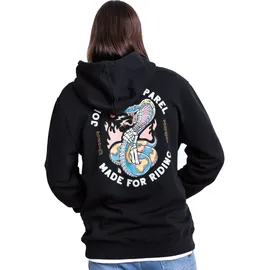 John Doe Hoodie Snake II Schwarz L