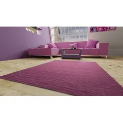 Morgenland Kelim Teppich - Trendy - Fancy - lila - 240 x 170 cm - rechteckig