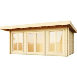 LASITA MAJA Gartenhaus »DORSET«, (Set, inkl. Fussbodenbretter zum verlegen) LASITA MAJA naturbelassen