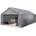 TOOLPORT 4x8m Lagerzelt, PE-Plane, grau - (4773)