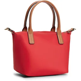 Tommy Hilfiger Popette Mini Tote Leder Rot