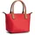 Tommy Hilfiger Popette Mini Tote Leder Rot