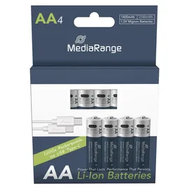 MediaRange Akku AA 1400 mAh 4 St.