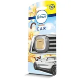 Febreze Auto Lufterfrischer Vanille, Starterset, Auto Duft gegen Gerüche, 1 Stück (1er Pack)