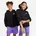 Sportswear Club Fleece Kapuzenjacke Kinder 010 black/white M 137-147 cm