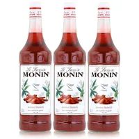 Monin Sirup Zimt 1L - Cocktails Milchshakes Kaffeesirup (3er Pack)