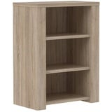 Forte Calpe Regal mit 3 Fächer, Holzwerkstoff, Sonoma Eiche, 90,4 x 121,2 x 41,7 cm