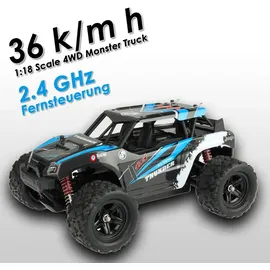 FunTomia RC-Auto Monster Truck 4WD 2,4GHz RTR blau (2452)