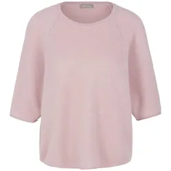 Rundhals-Pullover Raglan-Halb­arm include rosé, 36