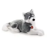 Trudi Husky Marcus Hund Plüschtier Spiel, Weihnachts- und Geburtstagsgeschenk | 26x33x60cm Grosse XL | Klassische Plüschhunde | Modell 22274