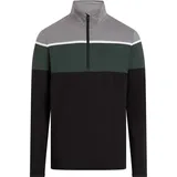 Mc Kinley Diego II Rollkragenpullover Schwarz/Grün M