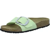 Birkenstock Madrid Big Buckle Nubuck Leather Clog grün 39 EU