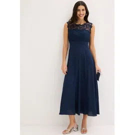 bonprix Maxikleid Maxikleid Blau 40