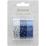Filofax Indigo Washi Tape Set, 132765