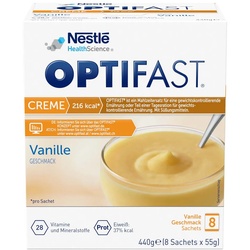 Optifast home Creme Vanille Pulver 8X55 g