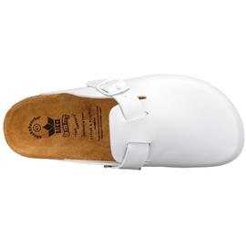 LICO Bioline Clog Unisex Erwachsene Hausschuh, Weiß, 40