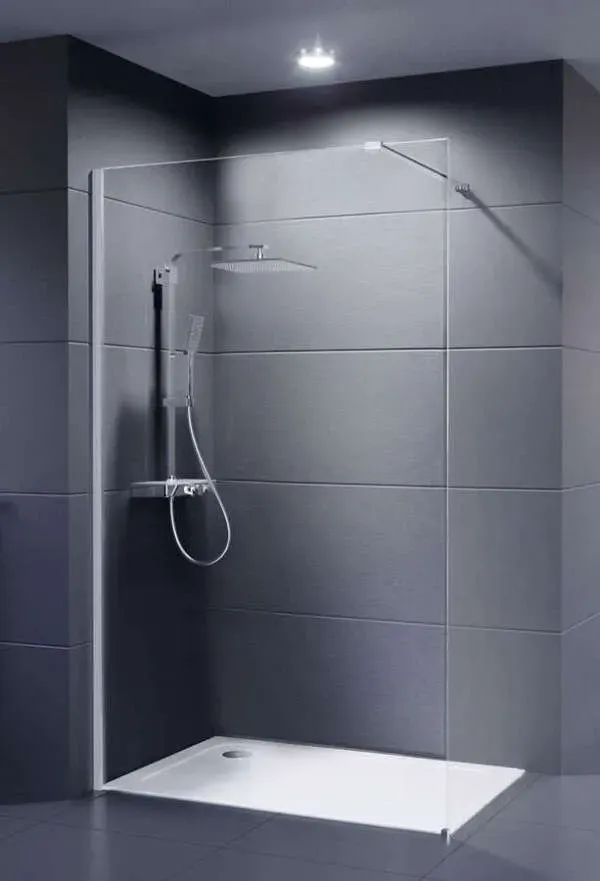 DuGU Dusar Palladium Neo 8 mm Walk-In Duschabtrennung.. - Duschkabine