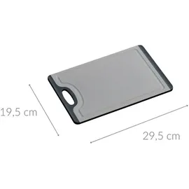 KESPER Schneidebrett, Kunststoff (PP/TPE), Maße: 36,5 x 24,5 x 0,85 cm,