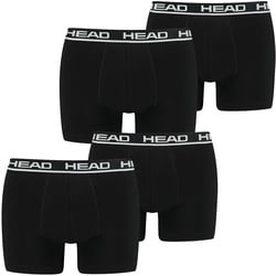 HEAD Herren Boxershort Basic Boxer 4er 6er 8er Multipack in M Schwarz 005