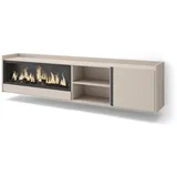 SKRAUT HOME Lowboard 212x50 cm Beige Holzwerkstoff