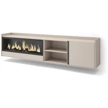 SKRAUT HOME Lowboard 212x50 cm Beige Holzwerkstoff