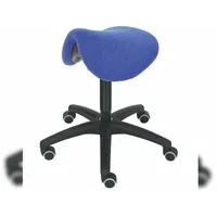 Proregal Sattelhocker Lexington Kunstleder 52 x 71 x 63 cm Blau/Schwarz