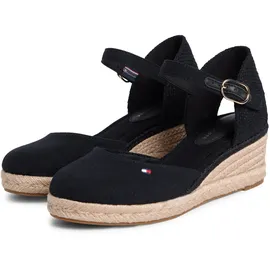 Tommy Hilfiger Mid Wedge Espad Closed Toe Damen Schwarz 40
