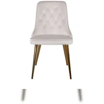 VCM Esszimmerstuhl VelvetDeluxe Velour Beige 2