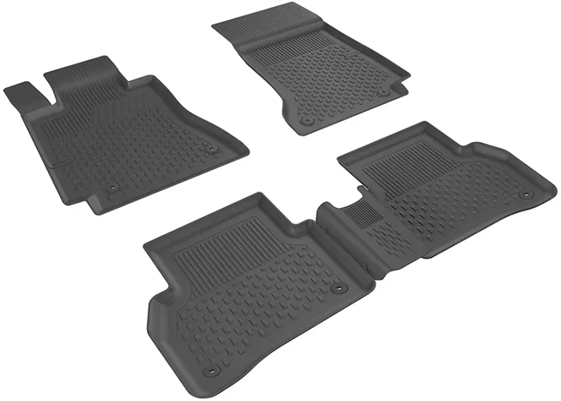 Gummimatten für Mercedes W204 2007-2014 von Sahler.