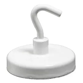 Maul Magnete weiß, Metall Ø 3,6 x 3,7 cm, 5 St.