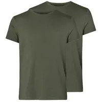 Resteröds Unterhemd / Shirt kurzarm Bamboo in Green |