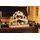 ITO Electronics Schwibbogen LED Lichterbogen Holz mit Motor + Zug 7 Kerzen Timer