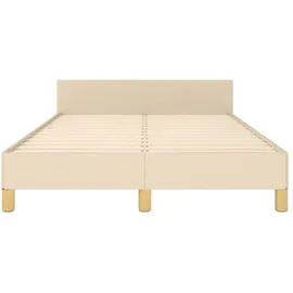vidaXL Bettgestell 120 x 200 cm Creme
