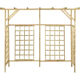 vidaXL Pergola für 3 Mülltonnen Kiefernholz Imprägniert