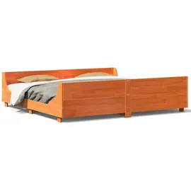 vidaXL Massivholzbett 180 x 200 cm Braun