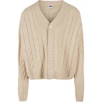 URBAN CLASSICS Boxy Cardigan Sweatshirts, softseagrass, 3XL