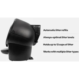 whisker Litter-Robot 4 LitterHopper Katzentoiletzezubehör Schwarz