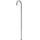 KWC AR Standdusche, F3, Edelstahl, freist., 207x2420x630 mm, hydr., o. Mischung