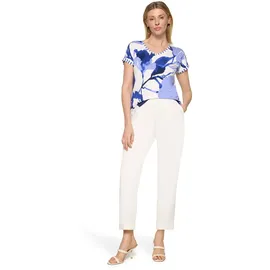 Betty Barclay Rundhalsshirt Blau/Weiß 46