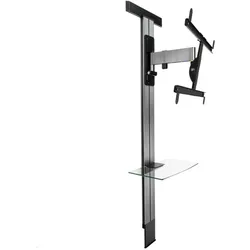 Erard EXOSTAND 600 TV Wandhalterung bis 85 Zoll mit Glasablage, Rigips