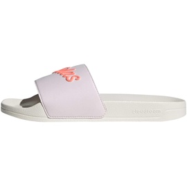 adidas Damen Adilette Shower Slide Sandal, Almost pink/Acid red/Chalk White, 38
