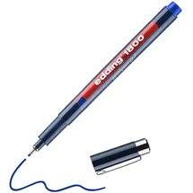 edding 1800 Fineliner blau 0,7 mm, 1 St.