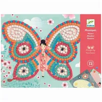 Djeco Mosaike Bastelset Glitzer Schmetterlinge