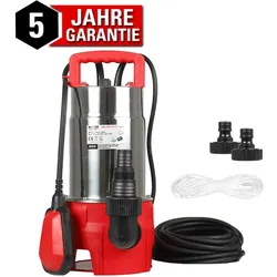 Walter Schmutzwasserpumpe 1100W Pumpe Gartenpumpe Tauchpumpe Wasserpumpe